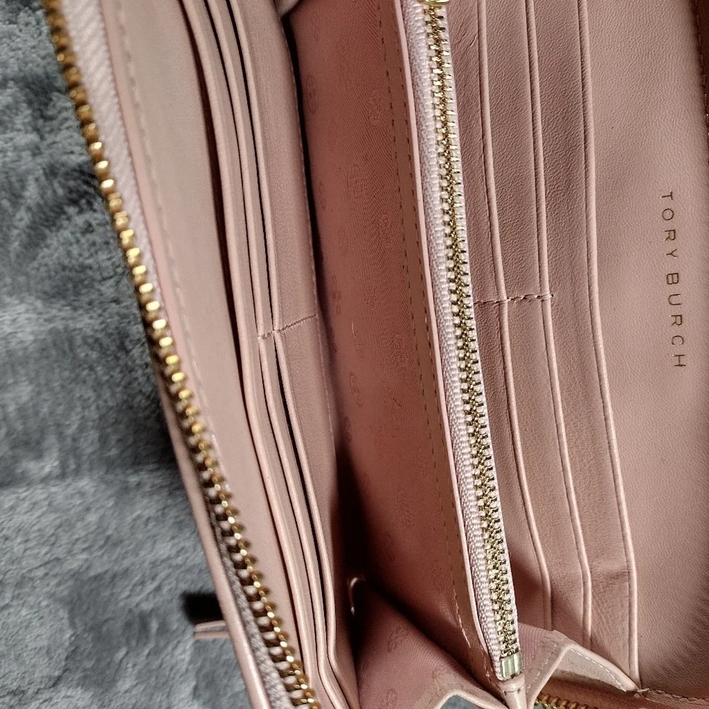 Tory Burch Alexa Blush Pink Wallet